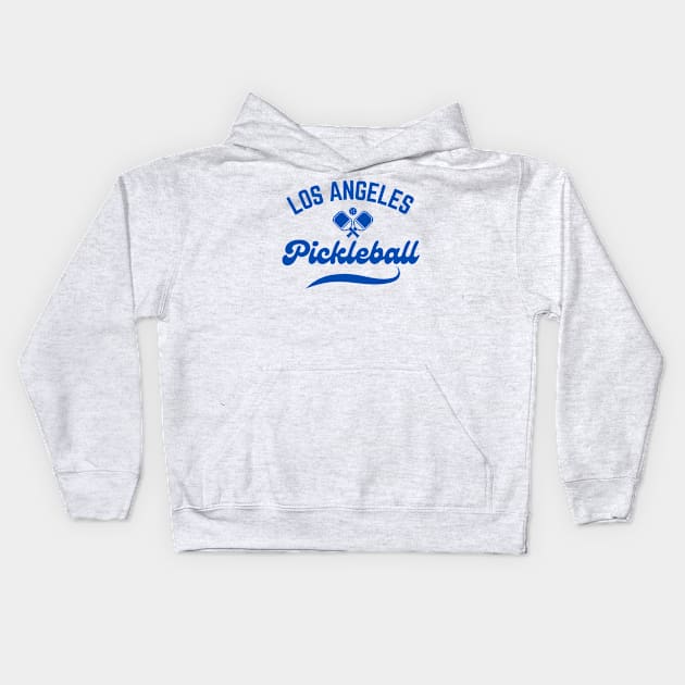 Pickleball LOS ANGELES Kids Hoodie by KIRBY-Z Studio